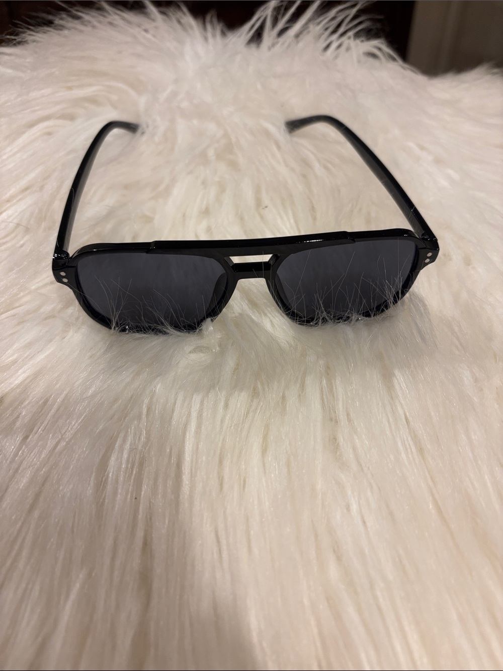 Men's Black Shield Sunglasses - Classic Black Lenses